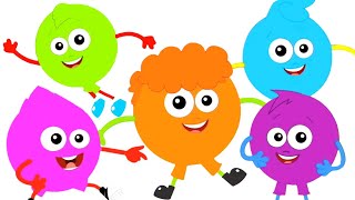 Five Little Circle Counting Song and Nursery Rhymes for Kids [upl. by Debbee]