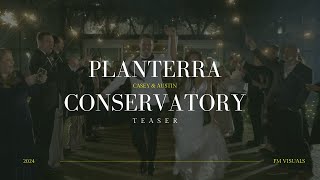 Planterra Conservatory Wedding Teaser  Casey amp Austin [upl. by Llerdna]