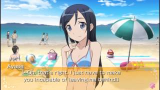 Oreimo Tsuzuku PSP Ayase Route Part 185  Leaving Her Behind Ending 4 English Subtitles [upl. by Clift]