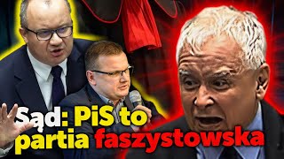 Sąd PiS to partia faszystowska Prof Górecki o przełomowym wyroku sądu wstęp do delegalizacji [upl. by Odnalro]