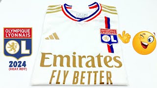 Olympique Lyonnais maillot domicile 2324 player version Unboxing amp Review  ASMR [upl. by Che]