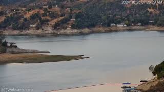 Lake Nacimiento 805 Webcams Oak Shores Sunrise Oct 25 2024 [upl. by Aham]