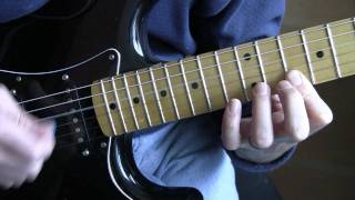 Part A15 Bad U2 Guitar Tutorial  Lesson  Lead Outro and End [upl. by Akihsat503]