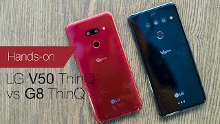 LG V50 ThinQ vs G8 ThinQ comparison [upl. by Nanam]