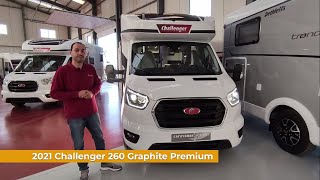 2021 Challenger 260 Graphite Premium ANÁLISIS  CARAVANAS SANGAR [upl. by Ynaffik]