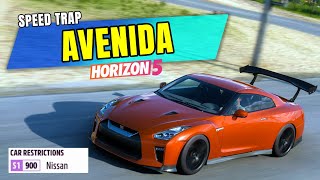 FORZA HORIZON 5  How to complete AVENIDA Speed Trap Seasonal Objective  S1 900 NISSAN [upl. by Einreb]