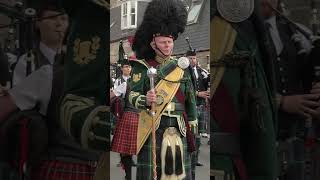 Highland Cathedral played by the massed Pipes amp Drums after 2022 Dufftown Highland Games shorts [upl. by Burta480]