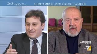 Scontro tra David Parenzo e Franco Cardini quotVauro e Cardini dicono entrambi che Zelensky è [upl. by Ahsaeyt951]