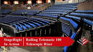 Rolling Telematic 100 Telescopic Risers  In Action [upl. by Bank]