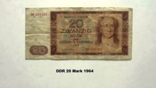 DDR Banknoten und Forumschecks HD [upl. by Alarise]