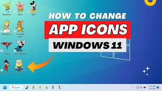 How to Change App Icons on Windows 11 [upl. by Lindsay]