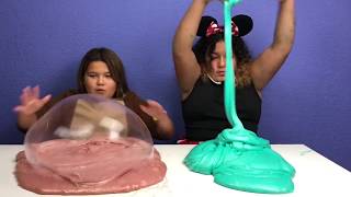 MAKING TWO GALLONS OF METALLIC SLIME WITH THE NEW ELMER’S CLEAR GLUE GALLON [upl. by Katya]