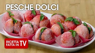 PESCHE DOLCI di Benedetta Rossi  Ricetta TV Fatto in Casa per Voi [upl. by Assenay]