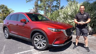 Is the 2022 Mazda CX9 a BETTER midsize SUV than a Toyota Highlander [upl. by Onitsirc]