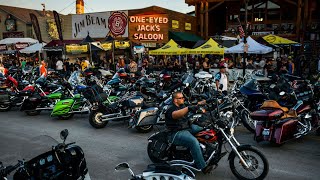 Sturgis biker rally in South Dakota underway despite COVID19 pandemic [upl. by Ebbarta541]