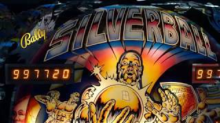 Silverball Mania Bally 1980 Flipper Pinball [upl. by Lillis]