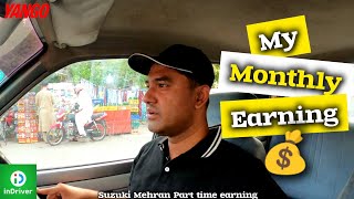 My monthly InDrive Income  Yango Indrive Islamabad Pakistan [upl. by Elbys]