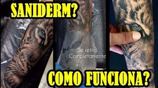 TATTOO Y SANIDERM  RESUMEN DE PROCESO  Use SANIDERM para sanar este tatuaje y mira como CURÓ [upl. by Lanrev557]