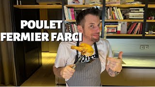 RECETTE DE NORBERT  FAIRE CUIR ET FARCIR UNE VOLAILLE [upl. by Ydualc]