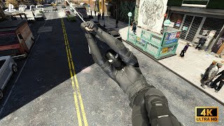 SpiderMan Remastered PS5  Stealth Suit Free Roam Gameplay [upl. by Dreher]