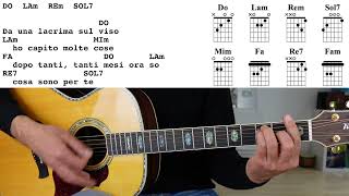 Una lacrima sul viso – Bobby Solo  Testo e Accordi  Chitarra e Ukulele [upl. by Easton570]