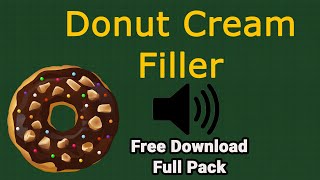 Donut Cream Filler Fart Sound Effects [upl. by Trilley]