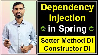 6 Ways of Injecting dependencies  Setter Method amp Constructor Dependency Injection in Spring Hindi [upl. by Eustasius]