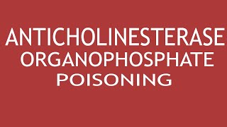 Anticholinesterase organophosphate poisoning by Dr Shikha Parmar [upl. by Zetnahs]