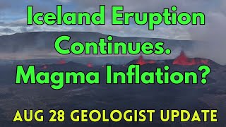 Iceland Eruption When Will Inflation Resume Geologist Analysis [upl. by Leblanc]