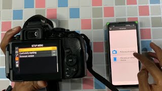 How to transfer photo from camera to phone in Hindi  DSLR Camera Connection to mobile phone [upl. by Calvina]