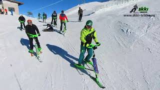 Best Winter Sport  on piste  Skki Trikke Hintertux Glacier [upl. by Nailij590]