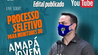 Secretário de Juventude Pedro Filé apresenta o edital para Monitores do programa Amapá Jovem [upl. by Bledsoe]