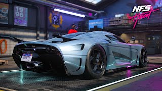 Need For Speed Heat  1500HP Koenigsegg Regera Customization  Max Build 400 [upl. by Lilybel]