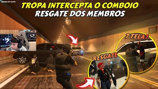 JUMA PRENDEU OS TURCOS  MISSÃO DE RESGATE  TROCAÇÃO CONTRA PM  BKINHO RP CLIPS [upl. by Notlrac]