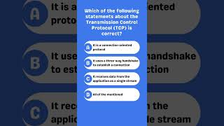 Which statement about Transmission Control Protocol TCP is correct [upl. by Emoreg]