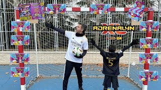 ¡RETO CON PORTERIA DE ADRENALYN XL La Liga 202324 [upl. by Nereil451]