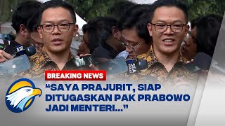 BREAKING NEWS  Sugiono Ditunjuk Prabowo jadi Menlu Saya Prajurit Siap Ditugaskan [upl. by Nehgam]