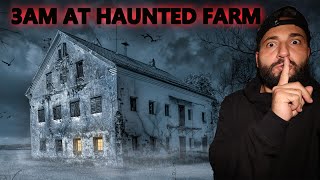 OVERNIGHT IN A HAUNTED FARM AT 3AM TERRIFYING [upl. by Aniad]