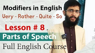 Lesson 8 Use of Modifiers in English  Premodifiers  Learn English Full Course [upl. by Boor307]