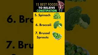 15 Best Foods to Relieve Constipation  Foods That Will Help You Poop short [upl. by Simona]