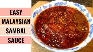 MALAYSIAN SAMBAL Sauce Spicy Food Lovers Must Have  Aunty Mary Cooks 💕 [upl. by Conal]