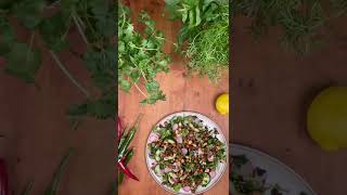 Kichererbsen Salat Ottolenghi Style  LECKERER und GESUNDER Salat shorts [upl. by Aned]