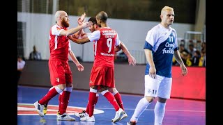 Taça da Liga Futsal AD Fundão 1  1 SC BragaAAUM 13 ap [upl. by Salahcin]