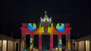 Berlin  light festivals  Germany  71024 [upl. by Rondon]