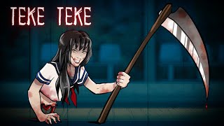 Teke Teke Animated Horror Story  Japanese Urban Legend Animation [upl. by Ylrebma]