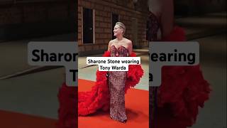 Sharone Stone wearing Tony Warda at Torino Film Festival [upl. by Enowtna]