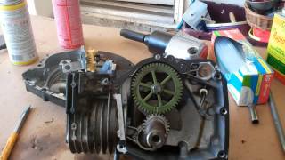 Briggs and Stratton lawnmower carburetor repair for surging engines Part 1 [upl. by Wilburn212]