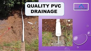 Professional PVC drainage system and solution [upl. by Eugilegna392]