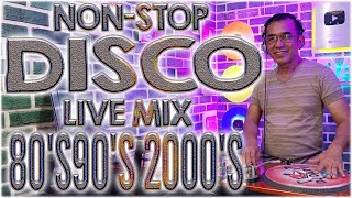 NONSTOP DISCO LIVE MIX  80S 90S 2000S  06 DjDARY ASPARIN [upl. by Ateekahs]