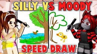 SILLY vs MOODY in Speed Draw  Roblox [upl. by Camarata]